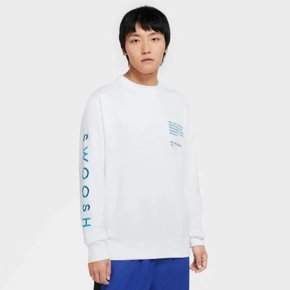 Nike Men's Sportswear Swoosh Crew Pullover Sweatshirt‎ Size XL